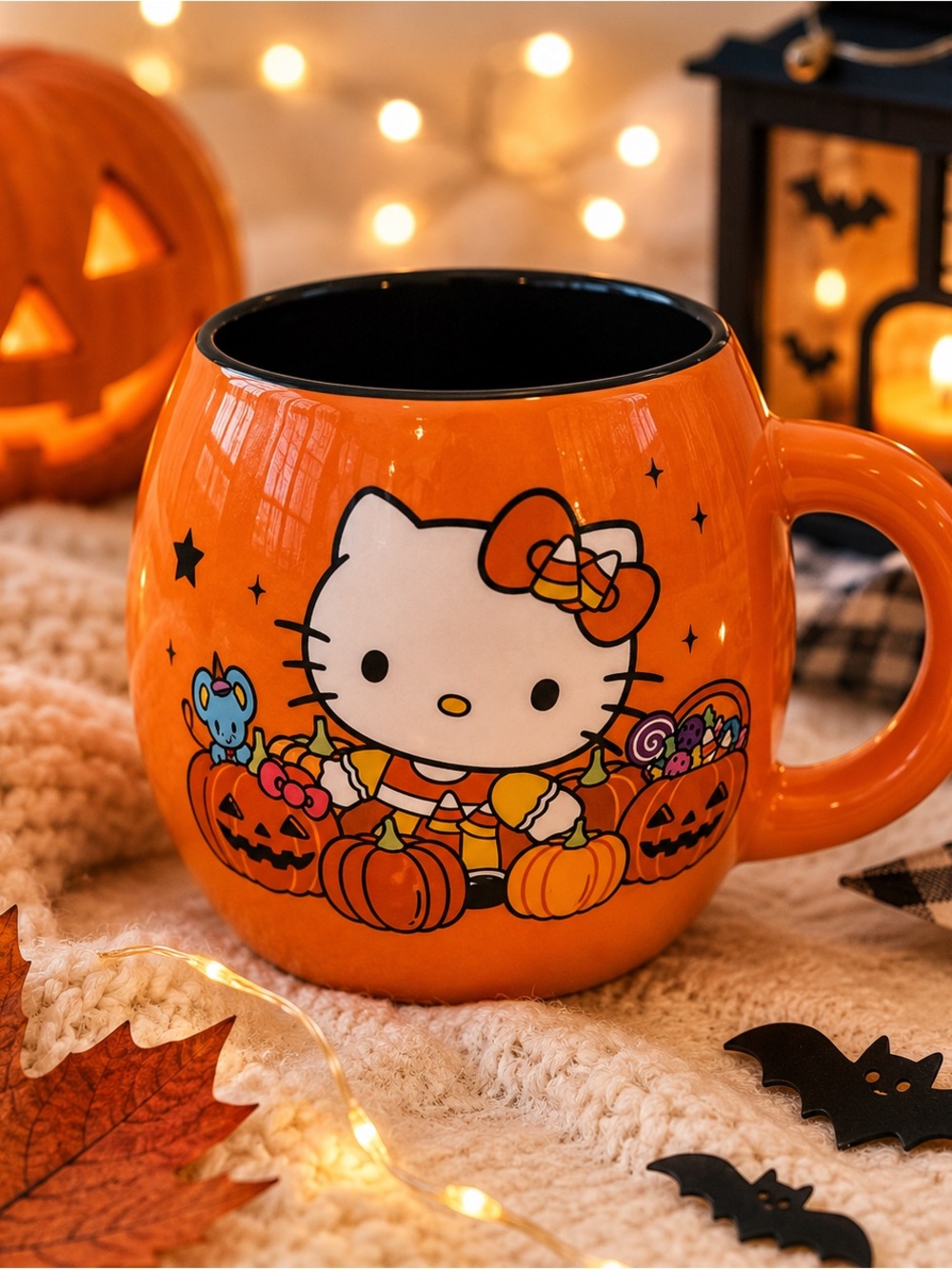 Hello Kitty Halloween “Trick or Treat” Ceramic Mug 🎃🐱 | Sanrio 2025